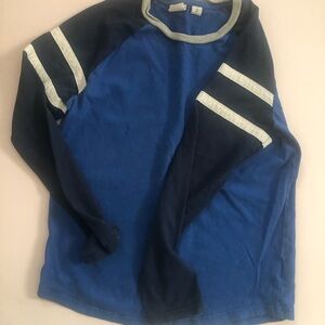 GAP Kids Blue and Navy Crewneck Shirt